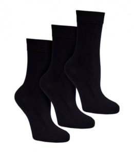 bamboe sokken zwart - S31