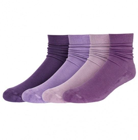 Bamboe sokken set paars - S21