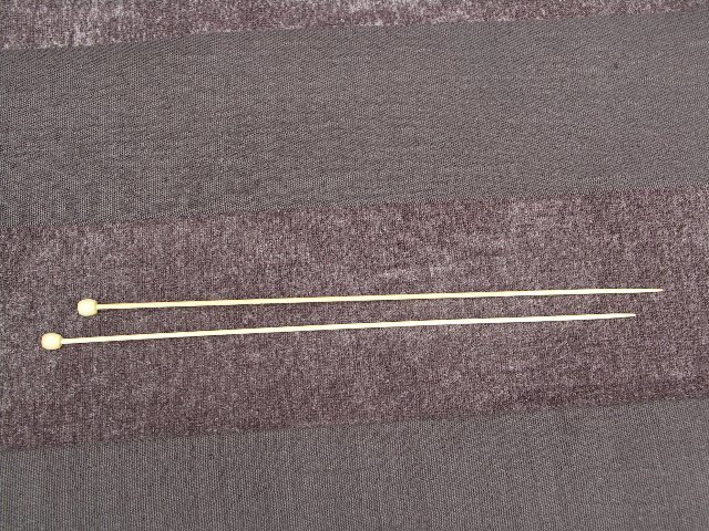 Bamboe breinaalden 34cm 4.5mm