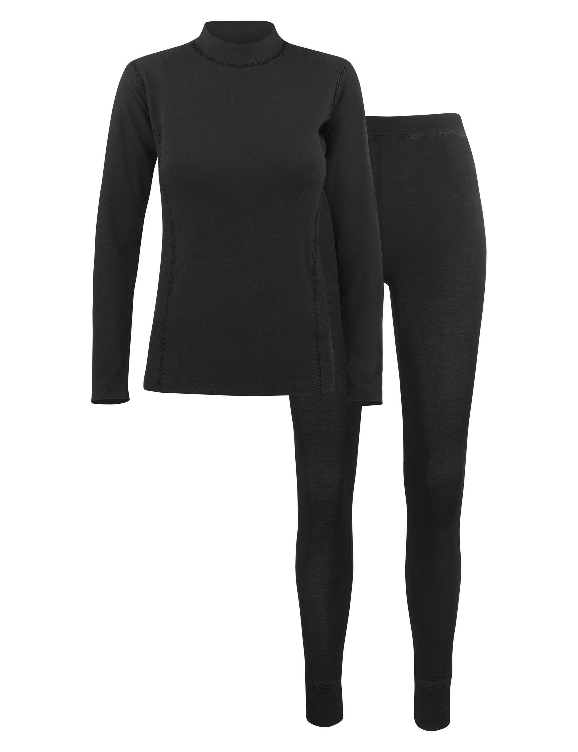 Bamboe dames onderkleding set zwart