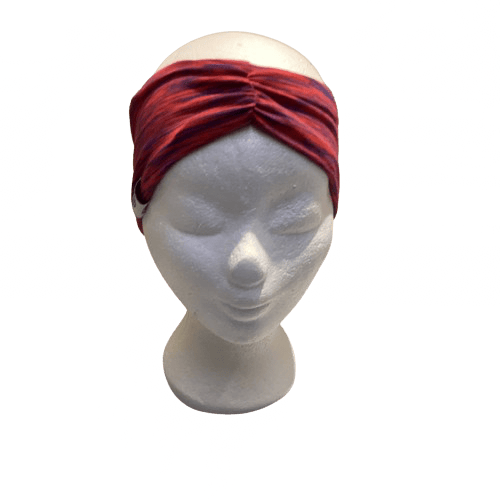 Bamboe hoofdband rood mel