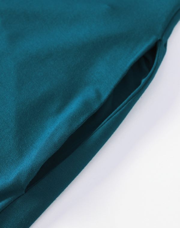 Bamboe nachtjapon petrol - Afbeelding 6