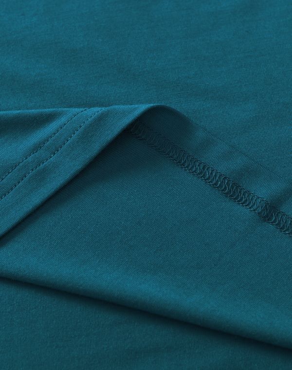 Bamboe nachtjapon petrol - Afbeelding 7