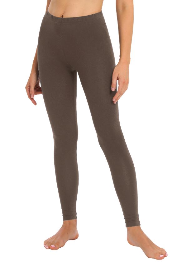 Bamboe dames legging bruin