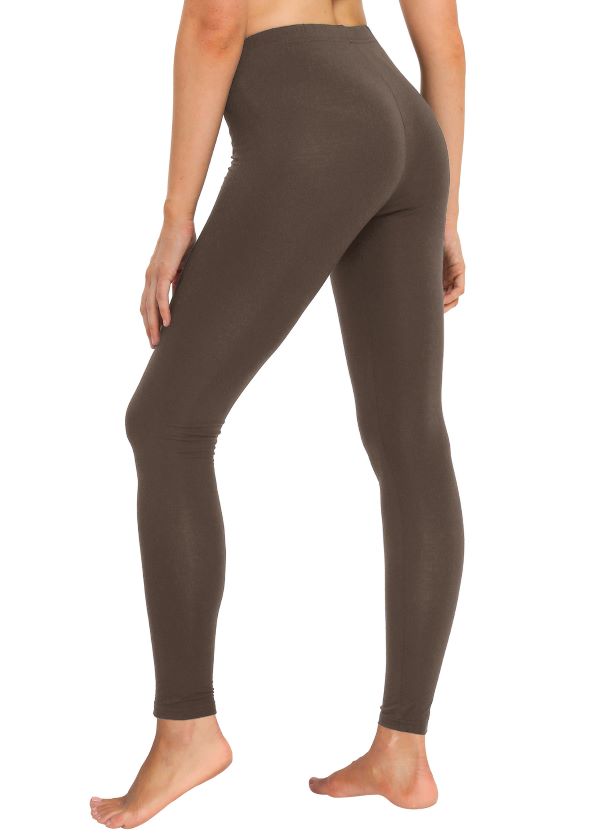 Bamboe dames legging bruin - Afbeelding 3