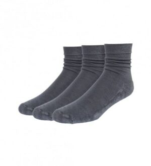 Bamboe sokken grijs 3 paar - S12